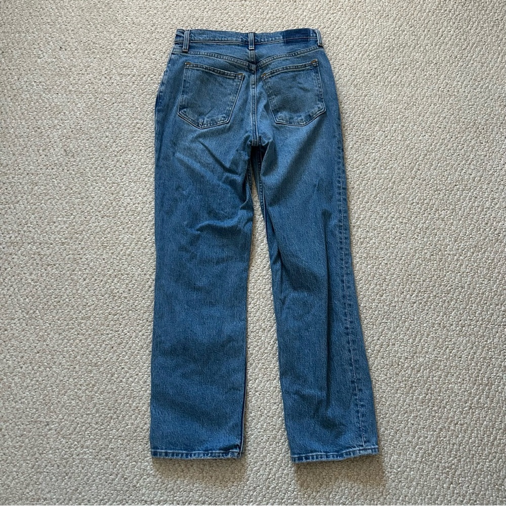 NWOT Abercrombie & Fitch 90s Straight Ultra High Rise Jeans Women’s Size 27 | 4r - Picture 3 of 4